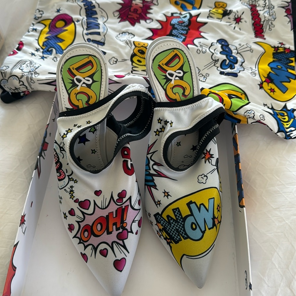 Dolce Gabbana slingback heels size 39 from season 2019 in great condition